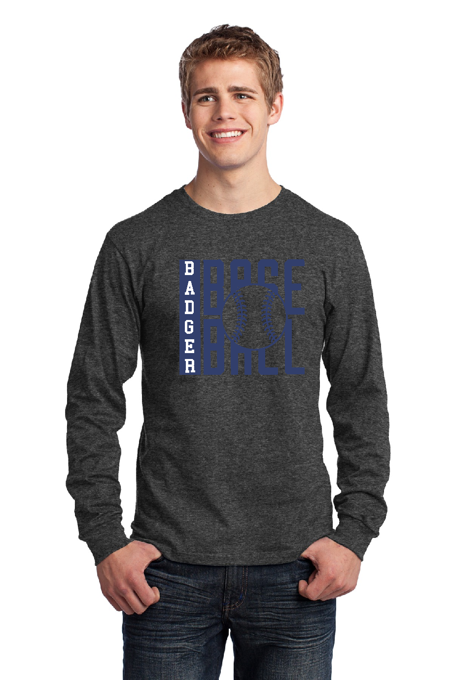 Badger Baseball Block