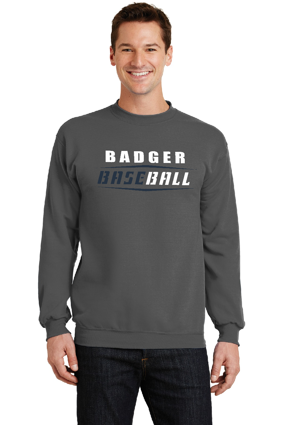 Badger Baseball Stacked