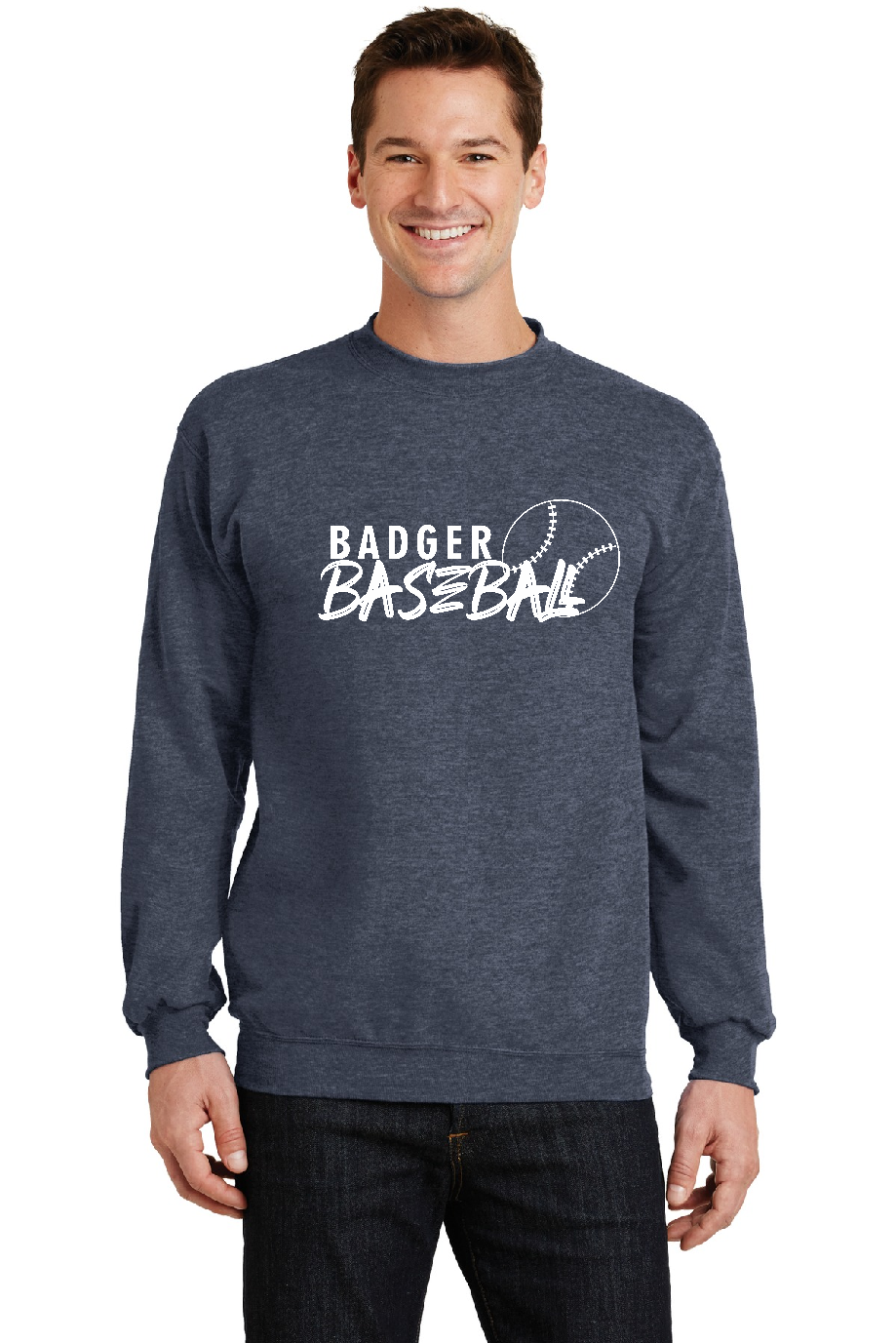 Badger Baseball Distressed