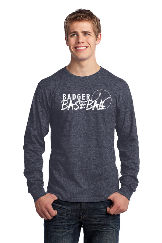 Badger Baseball Distressed