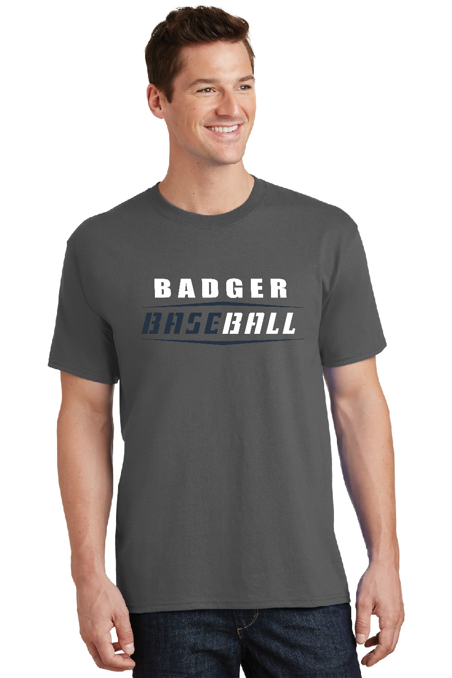 Badger Baseball Stacked